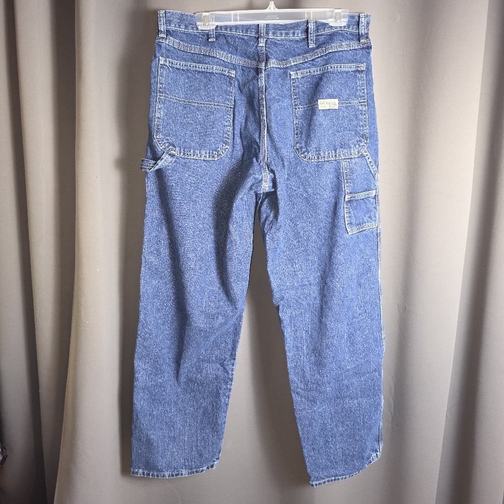 WRG Jean Co Carpenter Jeans Workwear Denim Pants Hammer Loop Utility Pockets